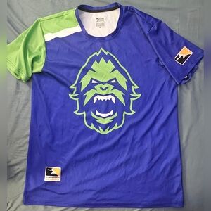 Overwatch Blue and Green Graphic T-Shirt